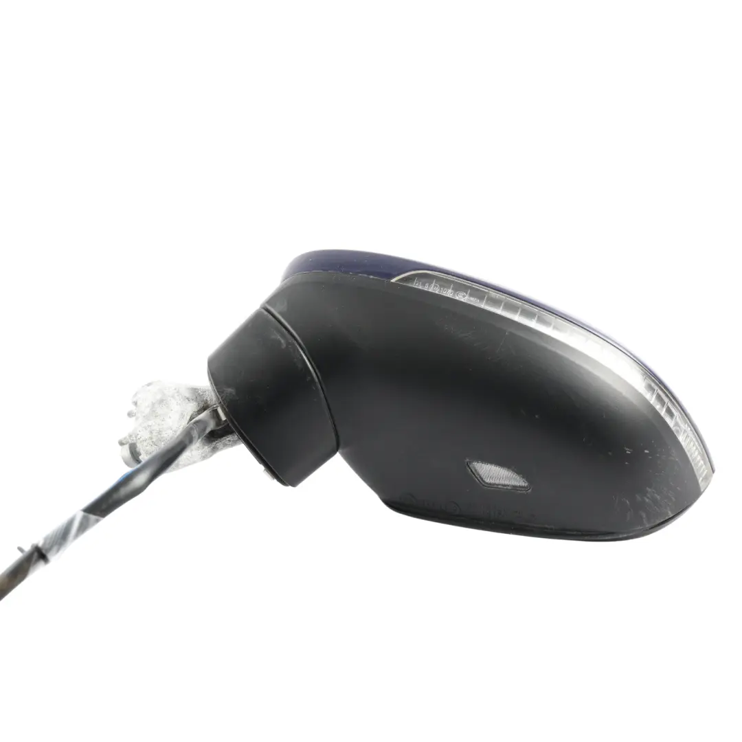 Volkswagen Passat B8 Side View Wing Mirror Electric Left N/S Atlantic Blue-C5B - SKU RHD-3G2857507FC-ATLB - Part number 3G2857507FC