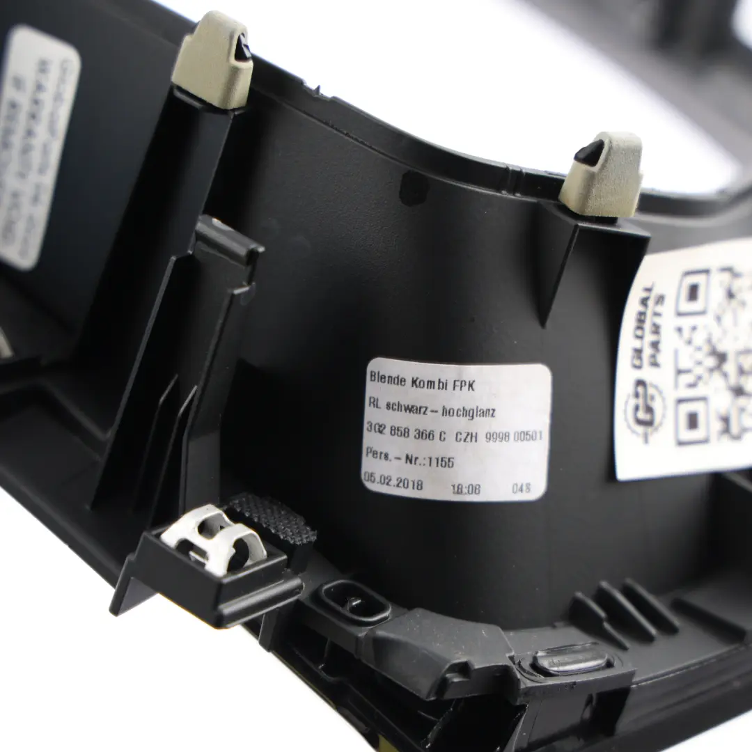 Digital Instrument Cluster Speedo Trim Surround to Volkswagen Passat B8 with Part number 3G2858366C Volkswagen Passat B8 Digital Instrument Cluster Speedo Trim Surround - SKU RHD-3G2858366C - Part number 3G2858366C