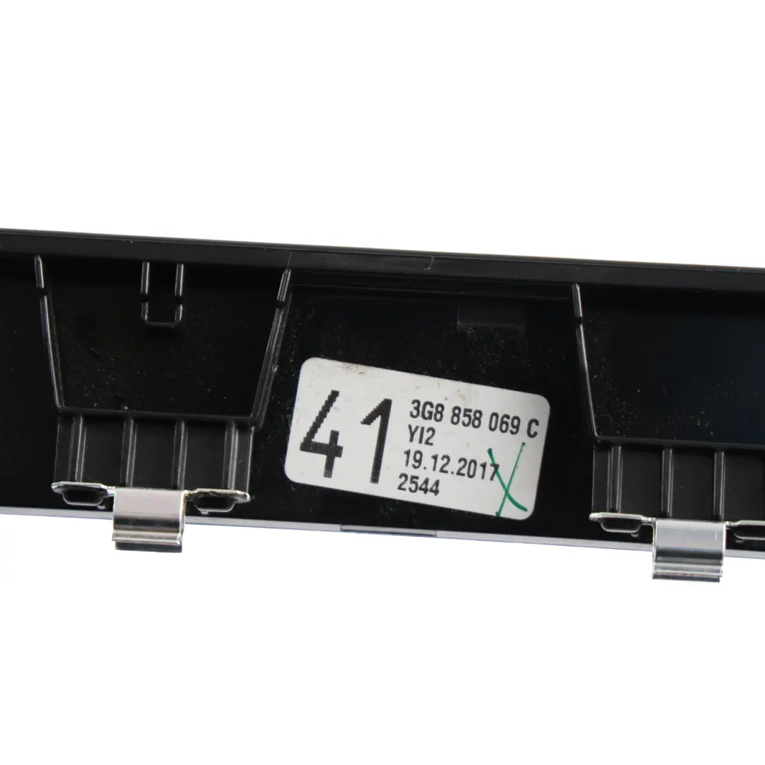 VW Passat B8 Centre Console Display Screen Surround Trim Cover Black - SKU RHD-3G8858069C-1 - Part number 3G8858069C