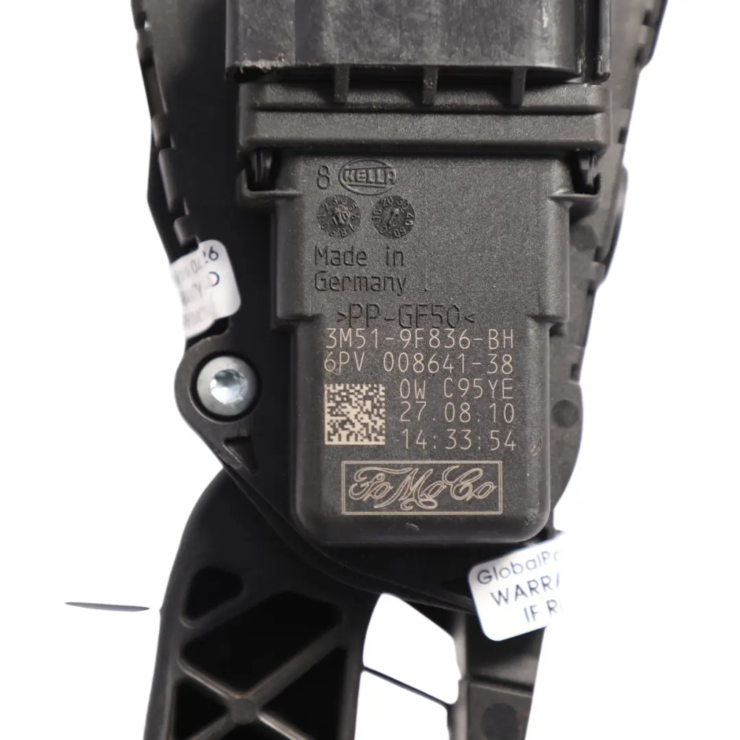 Ford Kuga C394 Throttle Accelerator Gas Pedal Potentiometer - SKU RHD-3M51-9F836-BH - Part number 3M51-9F836-BH