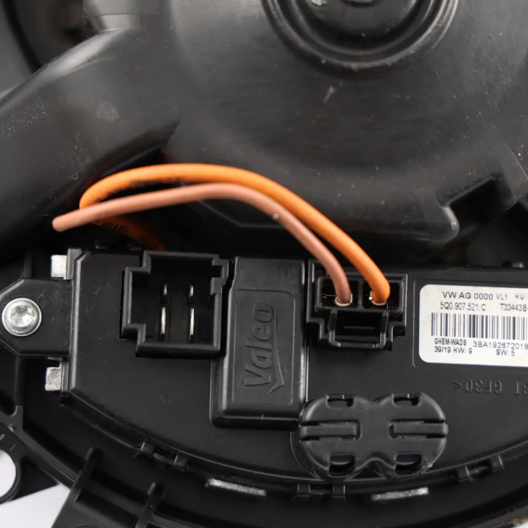 Audi S3 8Y Q3 F3 VW Tiguan Mk2 Heater Blower Motor Fan Assembly - SKU RHD-3Q2819021-1 - Part number 3Q2819021