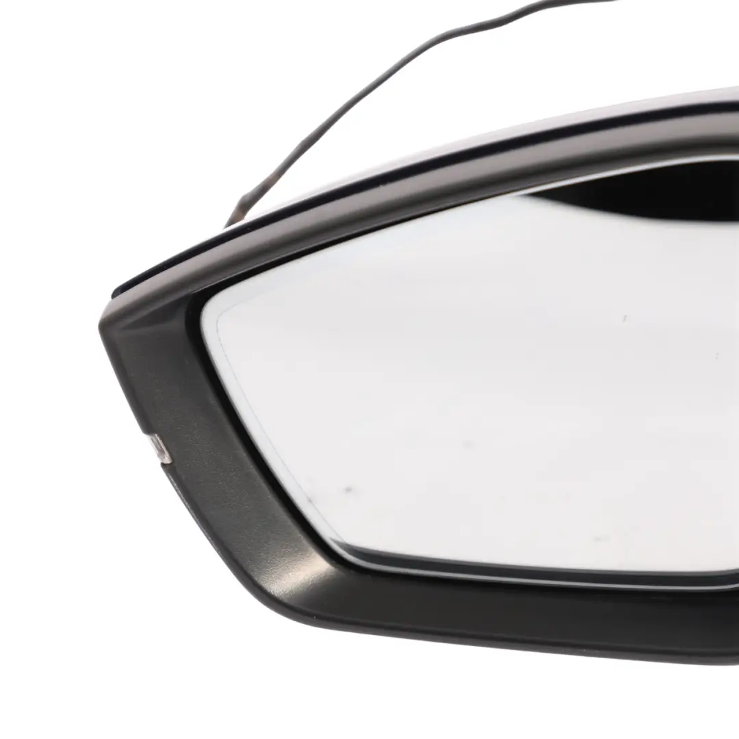 Skoda Superb 3V Side View Wing Mirror Electric Heated Left N/S Pacific Blue F5A - SKU RHD-3V2857507B-PAB - Part number 3V2857507B