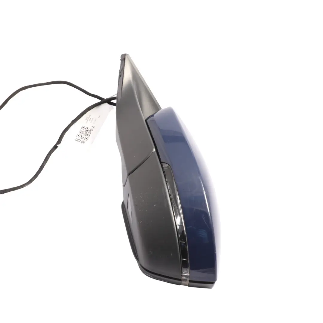 Skoda Superb 3V Side View Wing Mirror Electric Heated Left N/S Pacific Blue F5A - SKU RHD-3V2857507B-PAB - Part number 3V2857507B
