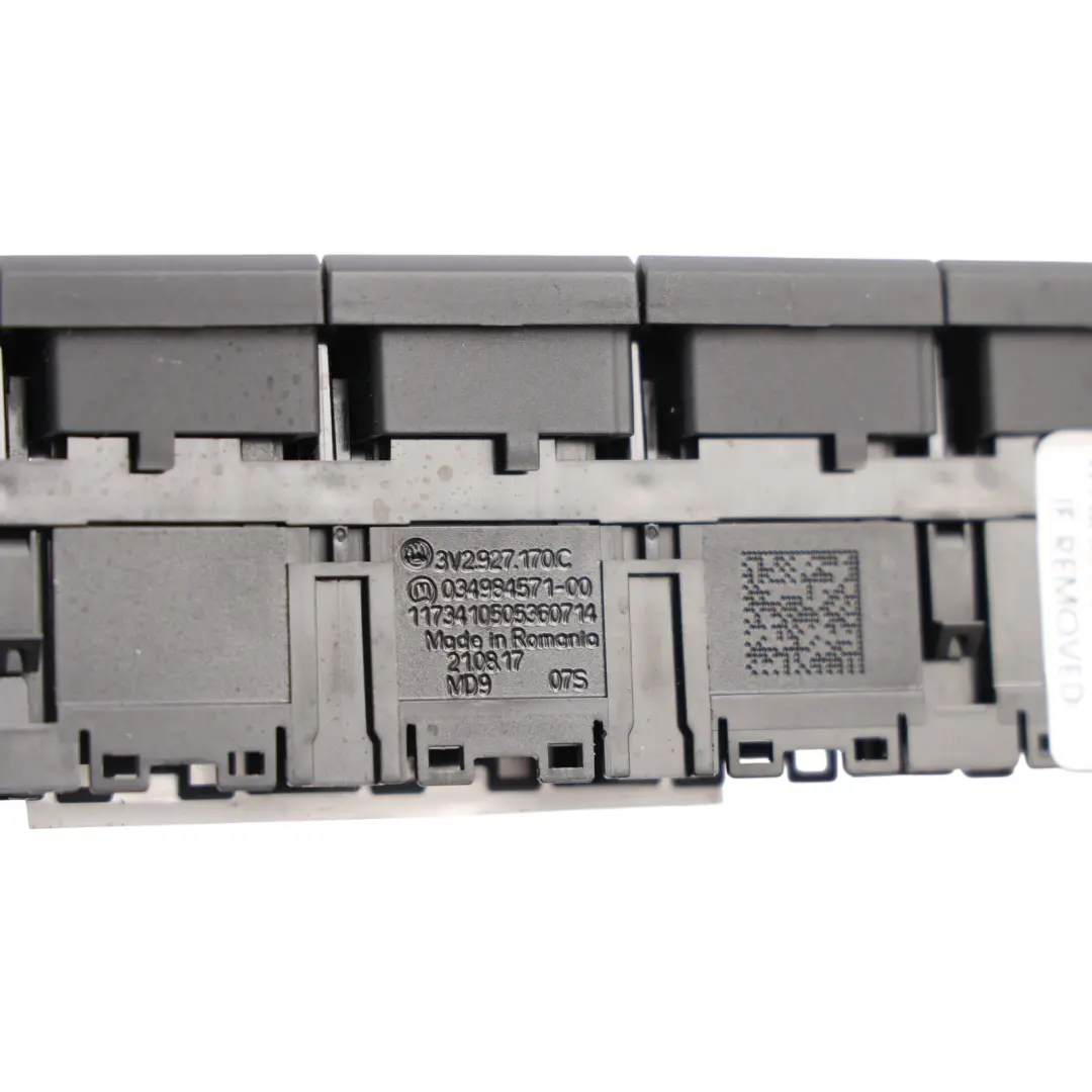 Skoda Superb MK3 Centre Console Blank Control Switch Panel Left N/S - SKU RHD-3V2927170C - Part number 3V2927170C