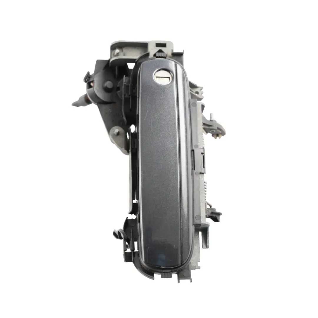 Audi A3 8P A6 C6 Rear Exterior Door Handle Right O/S Lava Grey Pearl - Z7L - SKU RHD-4F0837208B-LAG - Part number 4F0837208B