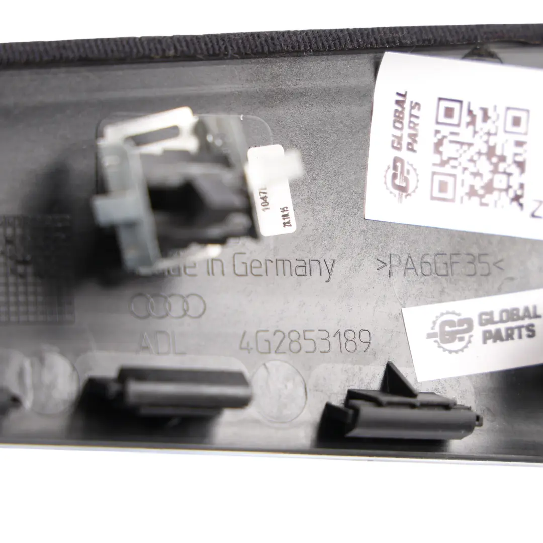 Audi A6 C7 Dashboard Panel Centre Trim Strip Cover Aluminium - SKU RHD-4G2853189AA - Part number 4G2853189AA