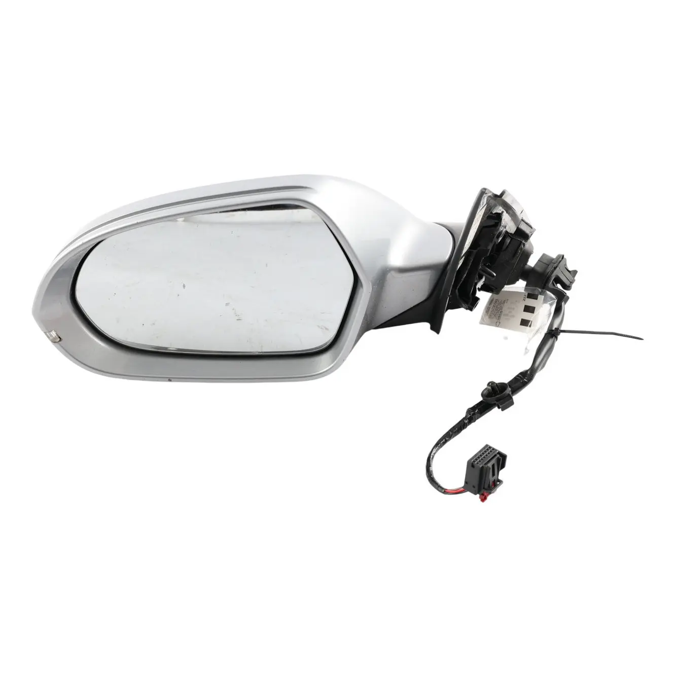 Audi A6 C7 Front Door Wing Mirror Electric Power Left N/S Foil Silver - Z7G