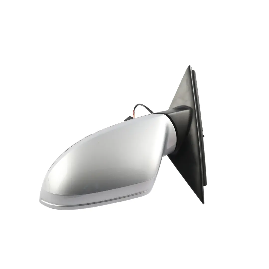 Audi A6 C7 Front Door Wing Mirror Electric Power Left N/S Foil Silver - Z7G - SKU RHD-4G2857409N-FSI - Part number 4G2857409N