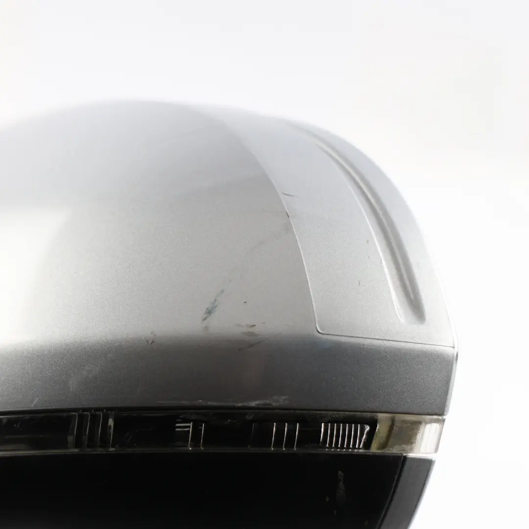Audi A6 C7 Front Door Wing Mirror Electric Power Left N/S Foil Silver - Z7G - SKU RHD-4G2857409N-FSI - Part number 4G2857409N