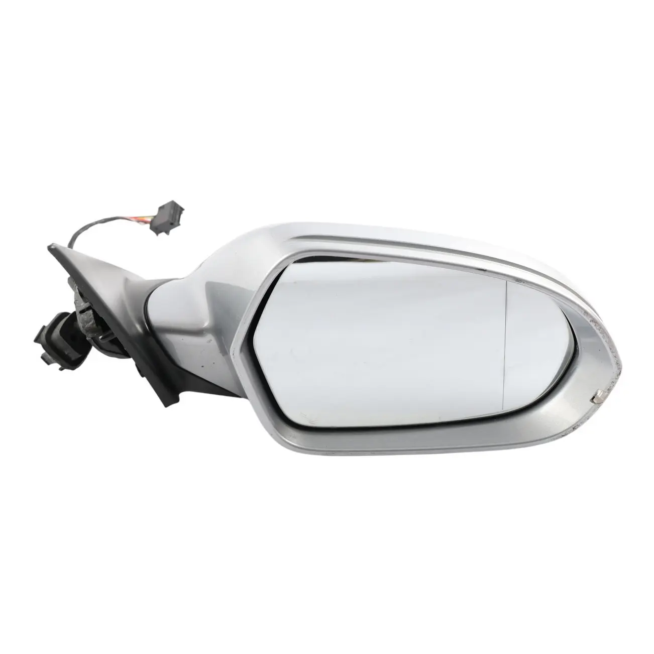 Audi A6 C7 Front Door Wing Mirror Electric Power Right O/S Foil Silver - Z7G