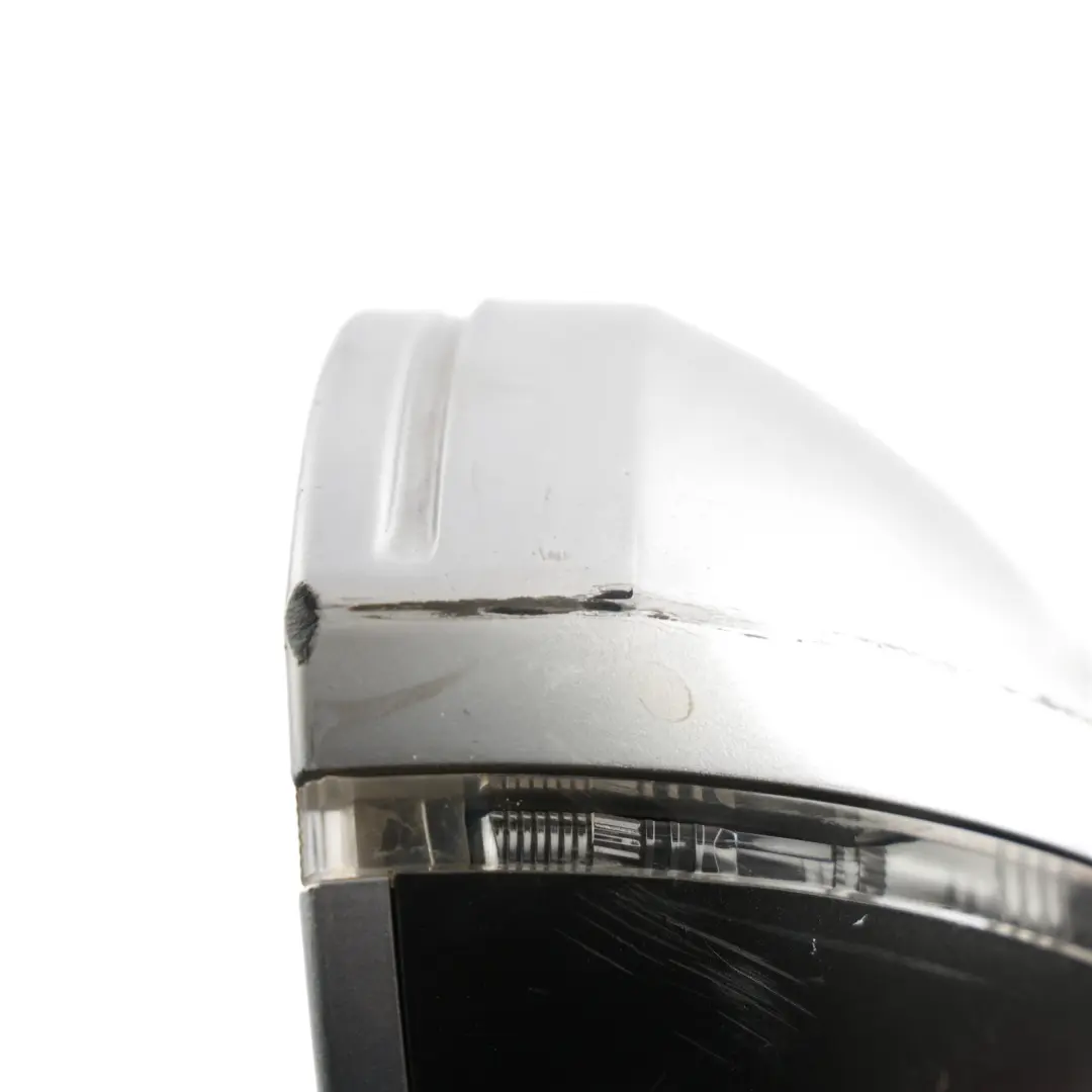 Audi A6 C7 Front Door Wing Mirror Electric Power Right O/S Foil Silver - Z7G - SKU RHD-4G2857410N-FSI - Part number 4G2857410N