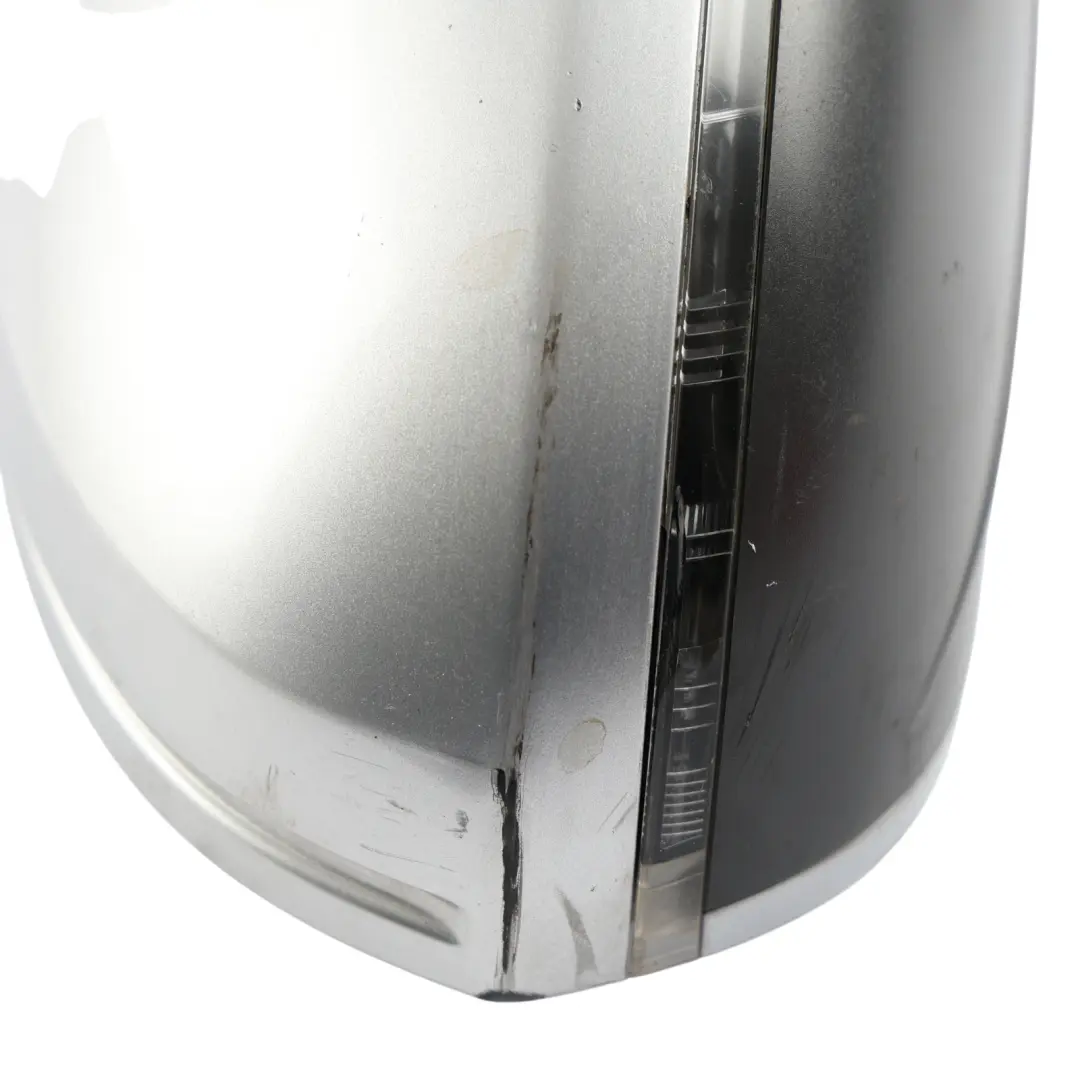 Audi A6 C7 Front Door Wing Mirror Electric Power Right O/S Foil Silver - Z7G - SKU RHD-4G2857410N-FSI - Part number 4G2857410N