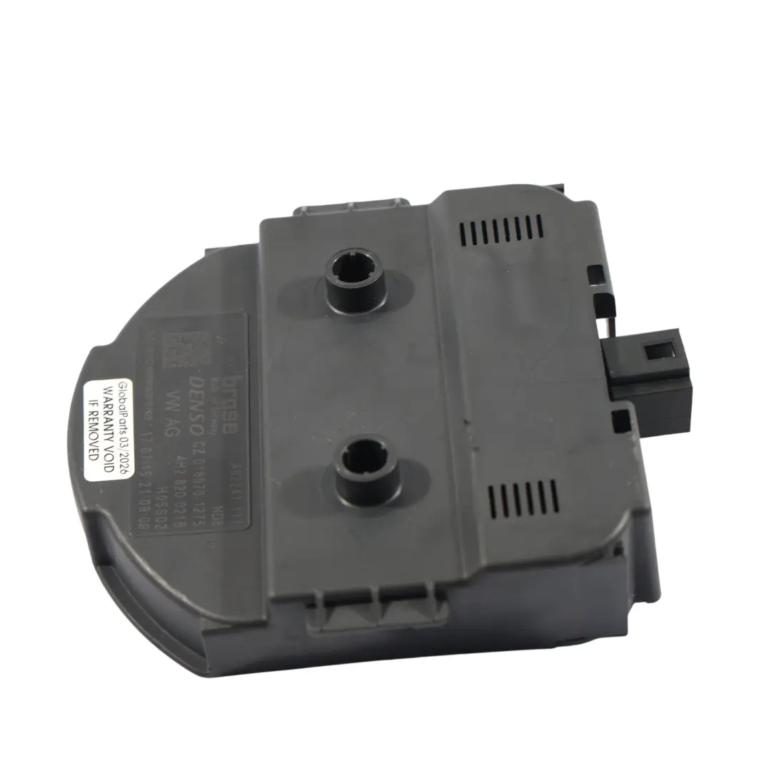 Audi A6 C7 A7 4G Heater Blower Motor Fan Module Control Unit - SKU RHD-4H2820021B-1 - Part number 4H2820021B