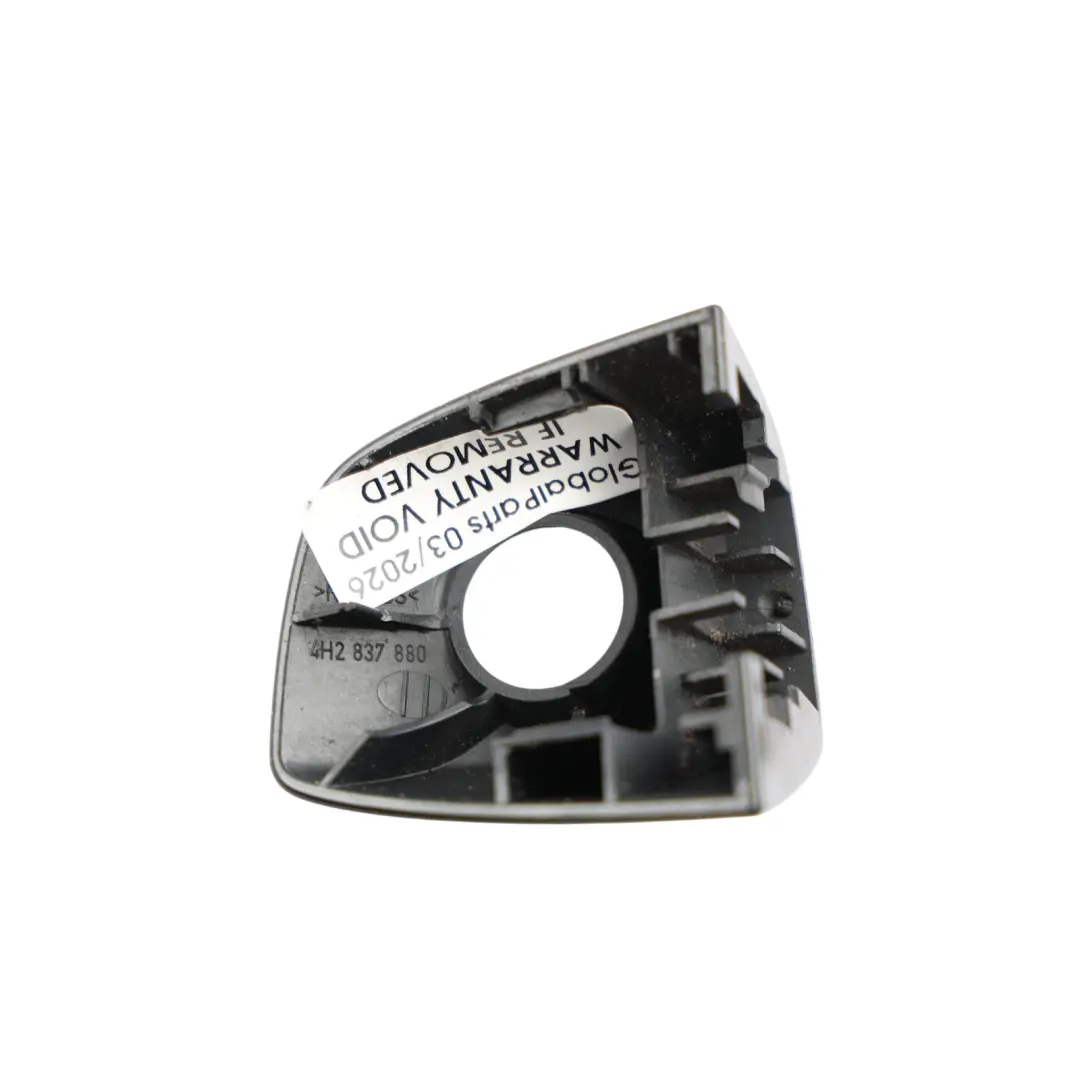 Front Door Handle Key Hole Trim Cover Right O/S Mythical Black - Y9T to Audi A7 4G with Part number 4H2837880 Audi A7 4G Front Door Handle Key Hole Trim Cover Right O/S Mythical Black - Y9T - SKU RHD-4H2837880-MYB - Part number 4H2837880