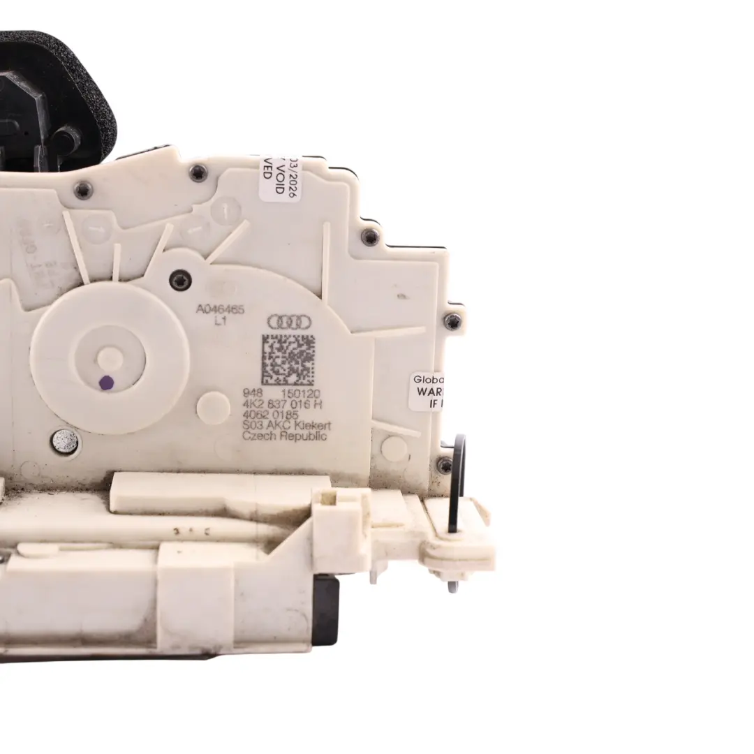 Front Door Lock Locking Mechanism Right O/S Driver Side to Audi A6 C8 with Part number 4K2837016H Audi A6 C8 Front Door Lock Locking Mechanism Right O/S Driver Side - SKU RHD-4K2837016H - Part number 4K2837016H