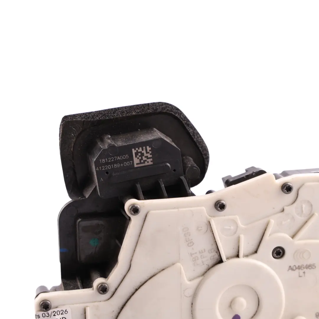 Audi A6 C8 Front Door Lock Locking Mechanism Right O/S Driver Side - SKU RHD-4K2837016H - Part number 4K2837016H