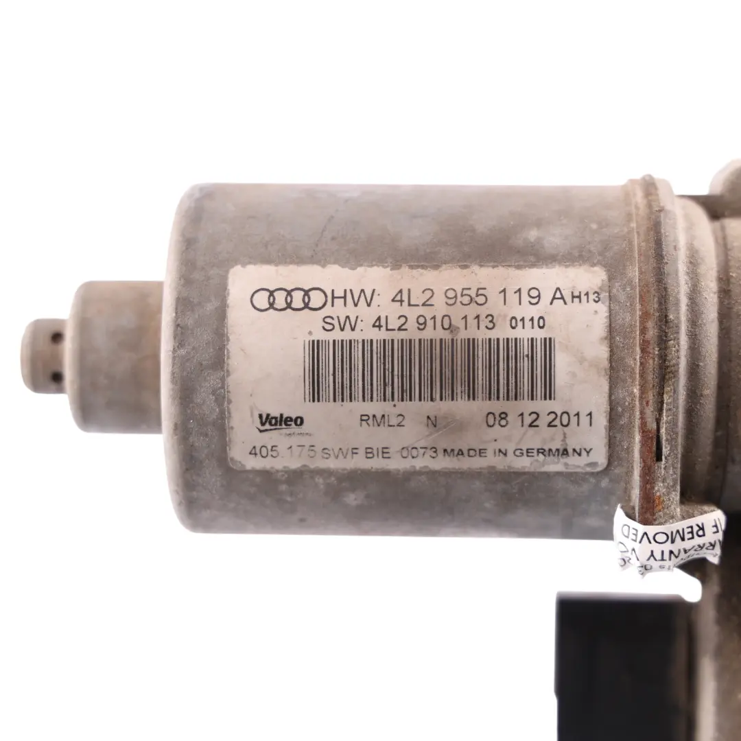 Audi Q7 4L Wiper Linkage System Front Windscreen Windshield Motor - SKU RHD-4L2955119A-2 - Part number 4L2955119A