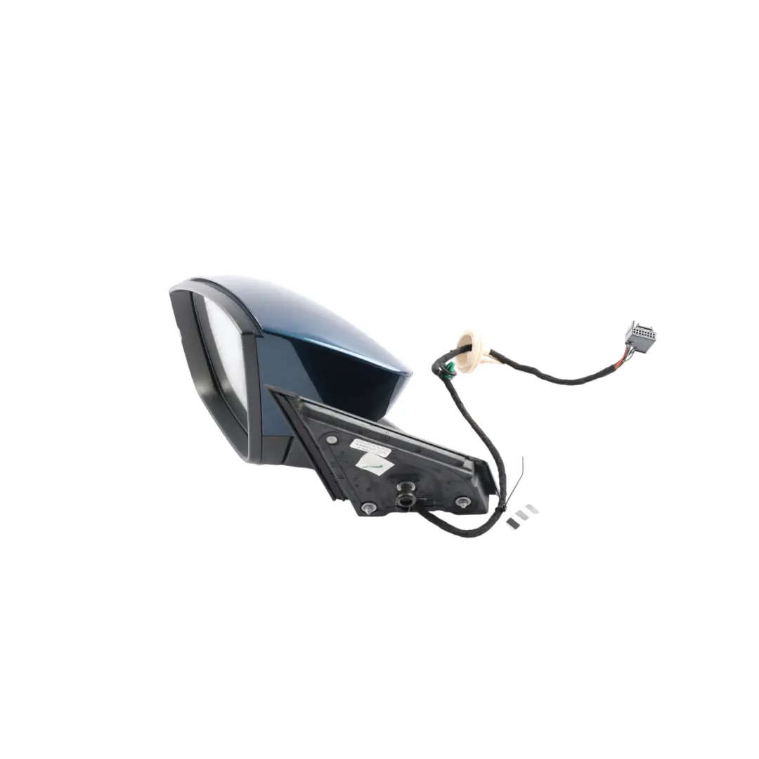 Side View Wing Mirror Electric Lava Blue Metallic-W5Q 57C857508G to Skoda Karoq NU7 with Part number 57C857507Q Skoda Karoq NU7 Side View Wing Mirror Electric Lava Blue Metallic-W5Q 57C857508G - SKU RHD-57C857507Q-LAVA - Part number 57C857507Q