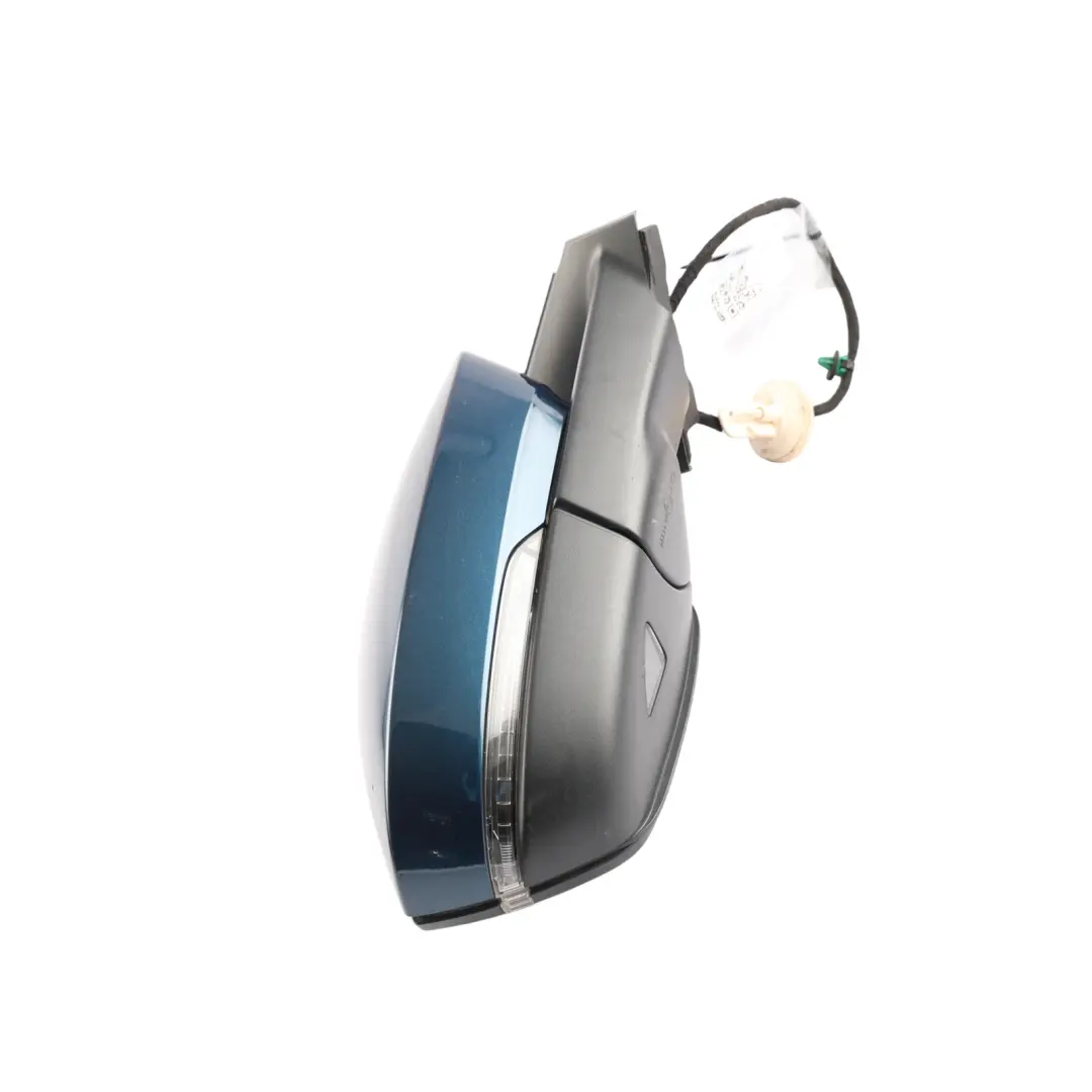 Side View Wing Mirror Electric Lava Blue Metallic-W5Q to Skoda Karoq NU7 with Part number 57C857508G Skoda Karoq NU7 Side View Wing Mirror Electric Lava Blue Metallic-W5Q - SKU RHD-57C857508G-LAVA - Part number 57C857508G