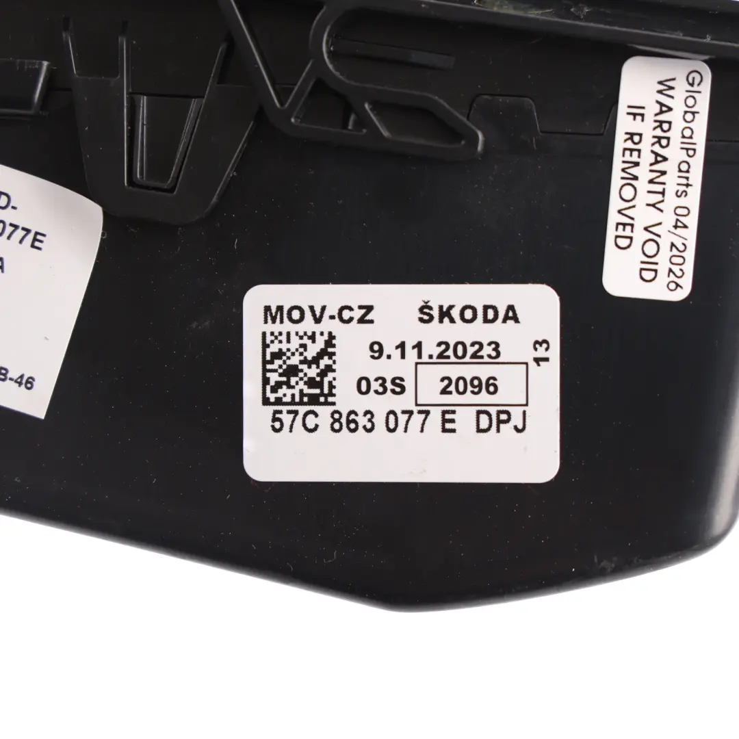Centre Console Ashtray Storage Compartment Black to Skoda Karoq NU7 with Part number 57C863077E Skoda Karoq NU7 Centre Console Ashtray Storage Compartment Black - SKU RHD-57C863077E - Part number 57C863077E