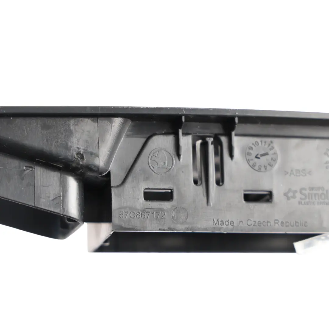 Door Window Switch Trim Surround Driver's Side O/S to Skoda Karoq NU7 with Part number 57C867172 Skoda Karoq NU7 Door Window Switch Trim Surround Driver's Side O/S - SKU RHD-57C867172 - Part number 57C867172