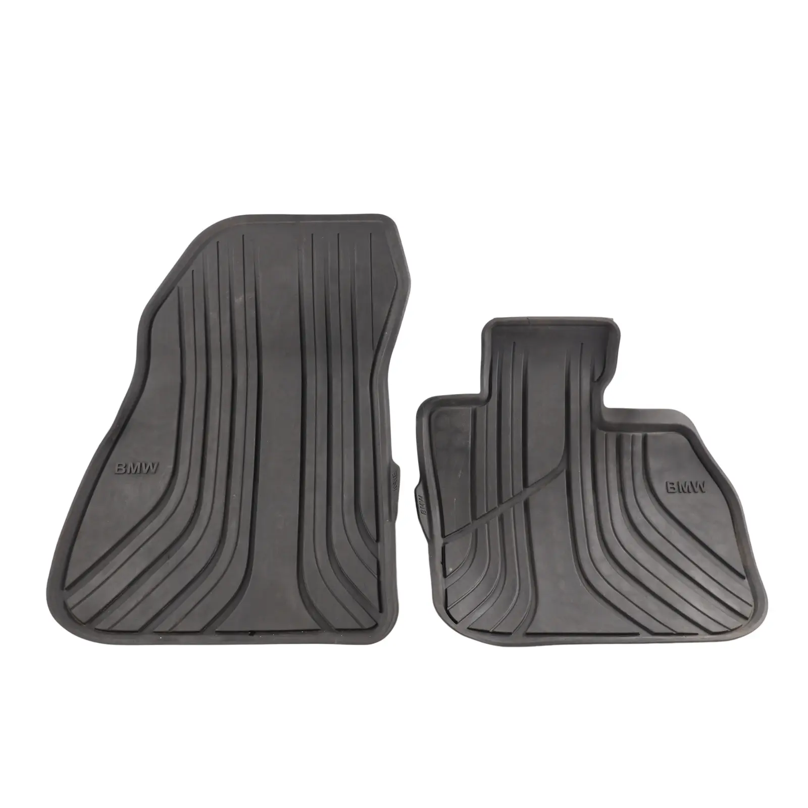 BMW F45 Interior Front Floor Rubber Mats All-weather Set Black 2287856