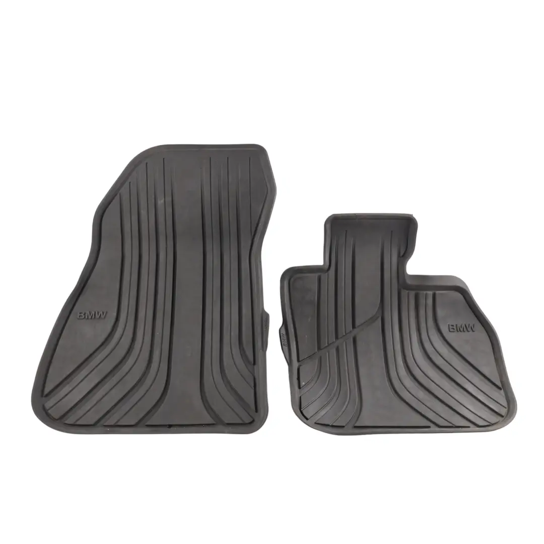 Interior Front Floor Rubber Mats All-weather Set Black to BMW F45 with Part number 2287856 BMW F45 Interior Front Floor Rubber Mats All-weather Set Black - SKU RHD-2287856 - Part number 2287856