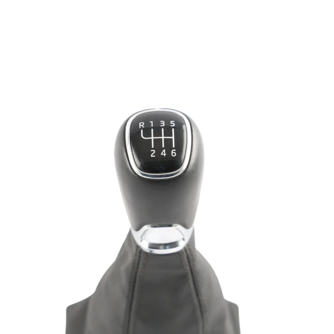 Skoda Octavia Mk3 Gearstick Lever Knob Leather Trim Leatherette - SKU RHD-5E2711113CN - Part number 5E2711113CN