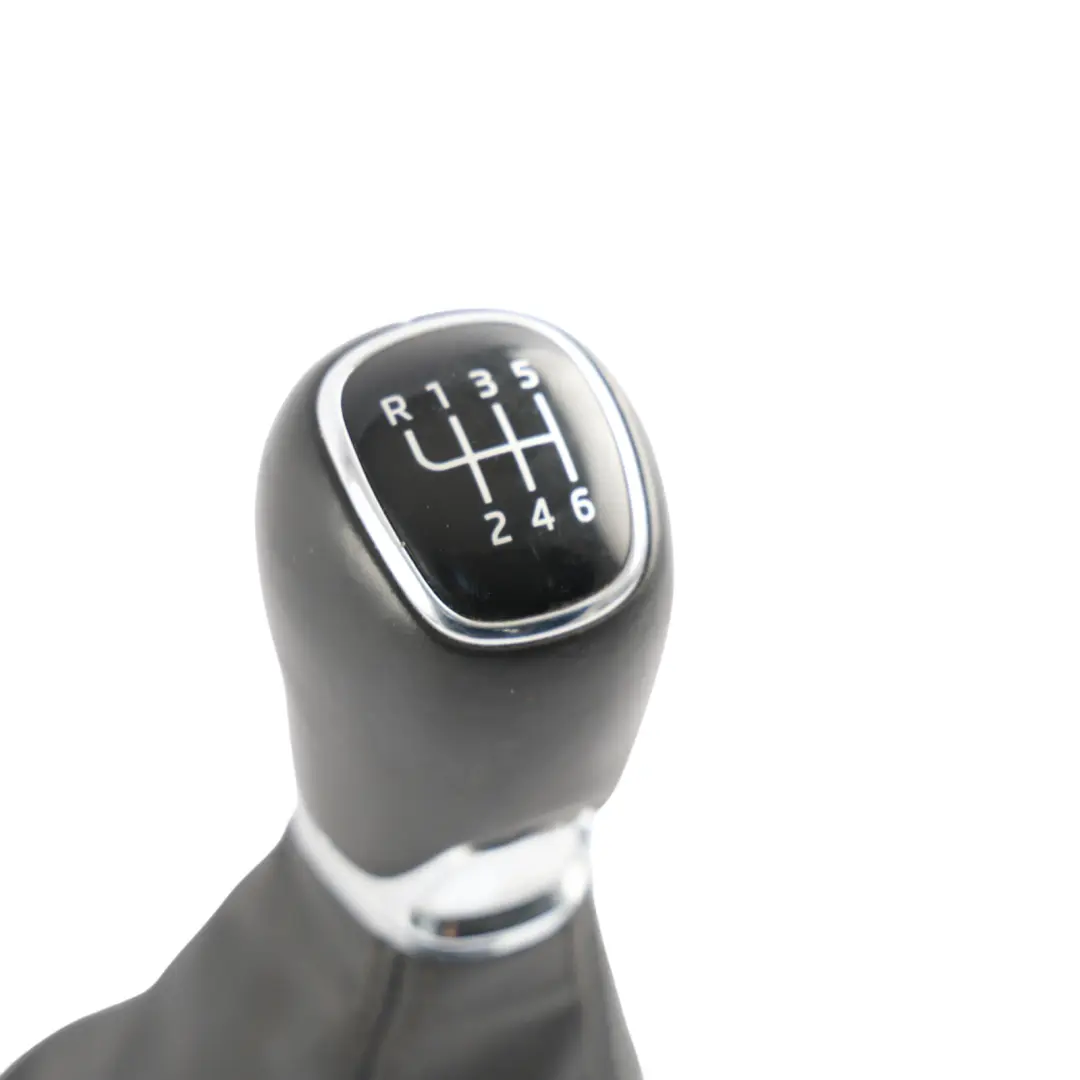 Skoda Octavia Mk3 Gearstick Lever Knob Leather Trim Leatherette - SKU RHD-5E2711113CN - Part number 5E2711113CN