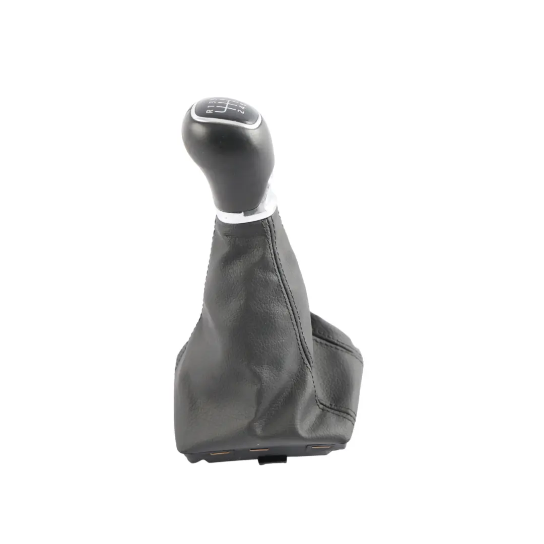 Skoda Octavia Mk3 Gearstick Lever Knob Leather Trim Leatherette - SKU RHD-5E2711113CN - Part number 5E2711113CN