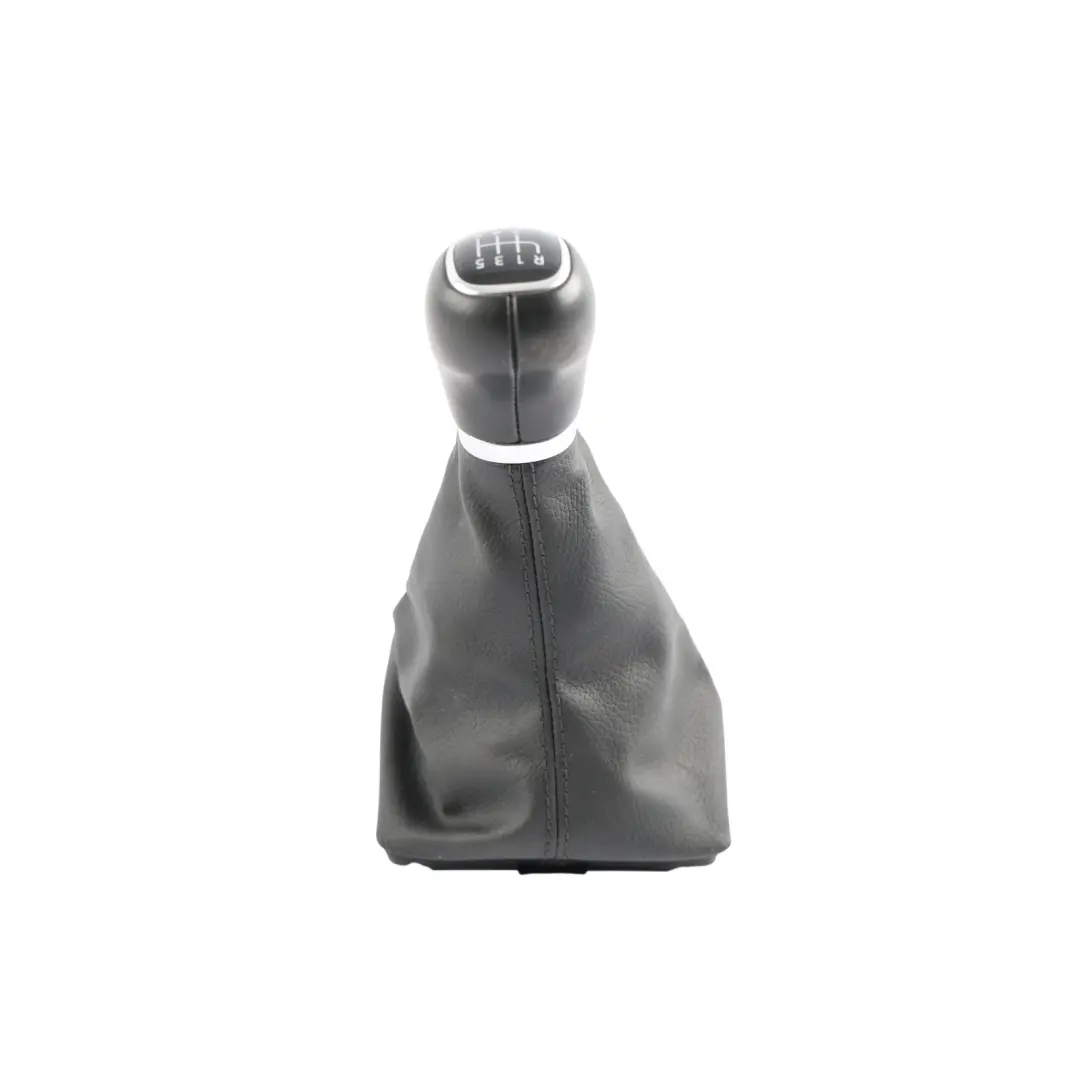 Skoda Octavia Mk3 Gearstick Lever Knob Leather Trim Leatherette - SKU RHD-5E2711113CN - Part number 5E2711113CN
