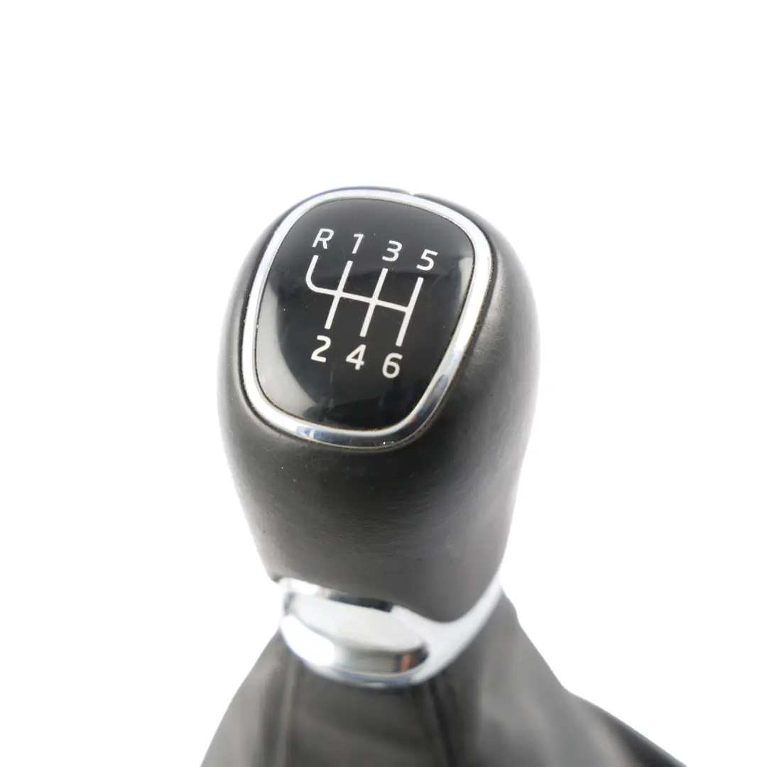 Skoda Octavia Mk3 Gearstick Lever Knob Leather Trim Leatherette - SKU RHD-5E2711113CN - Part number 5E2711113CN