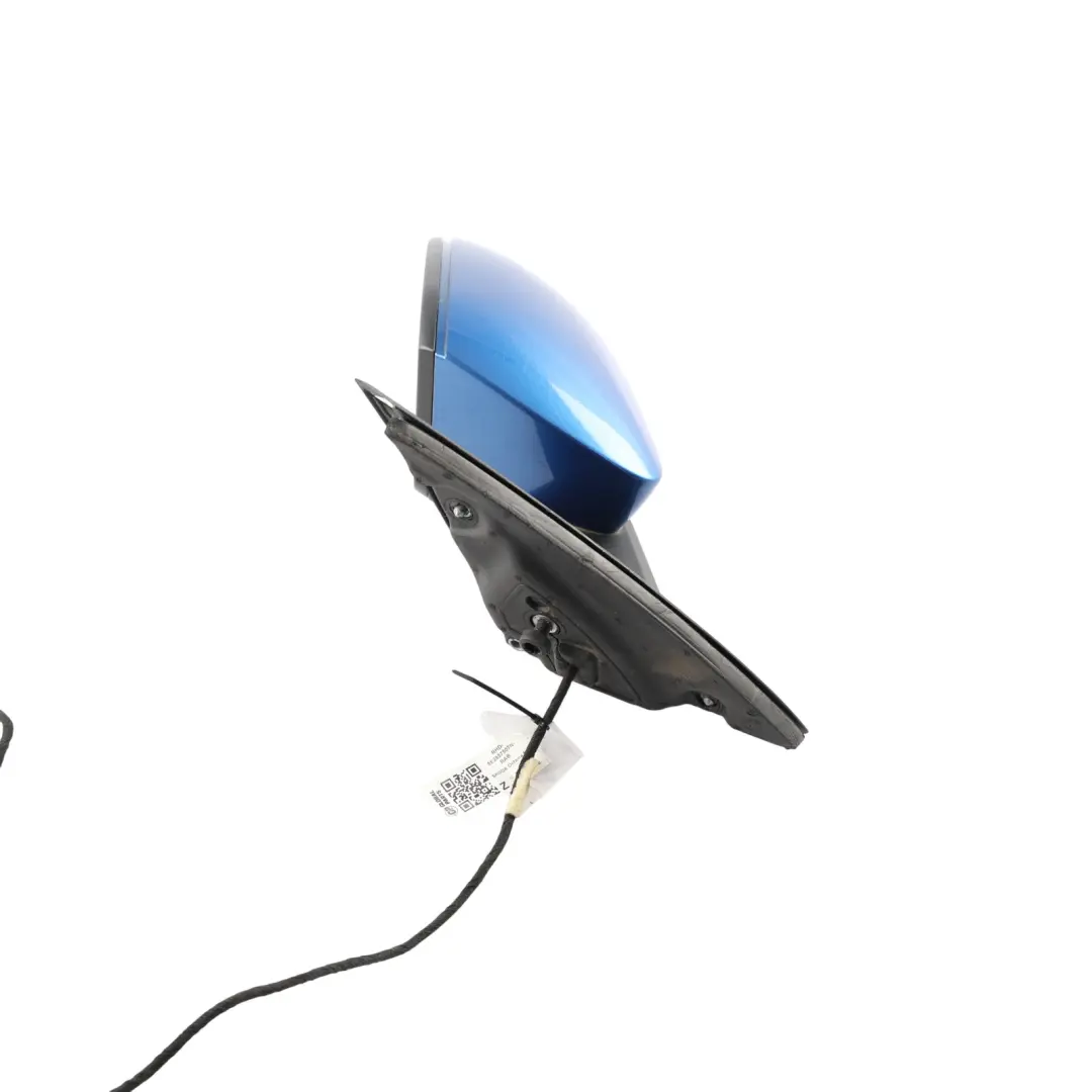 Skoda Octavia Mk3 5E Door Wing Mirror Left N/S Race Blue Metallic F5W - SKU RHD-5E2857507N-RAB - Part number 5E2857507N