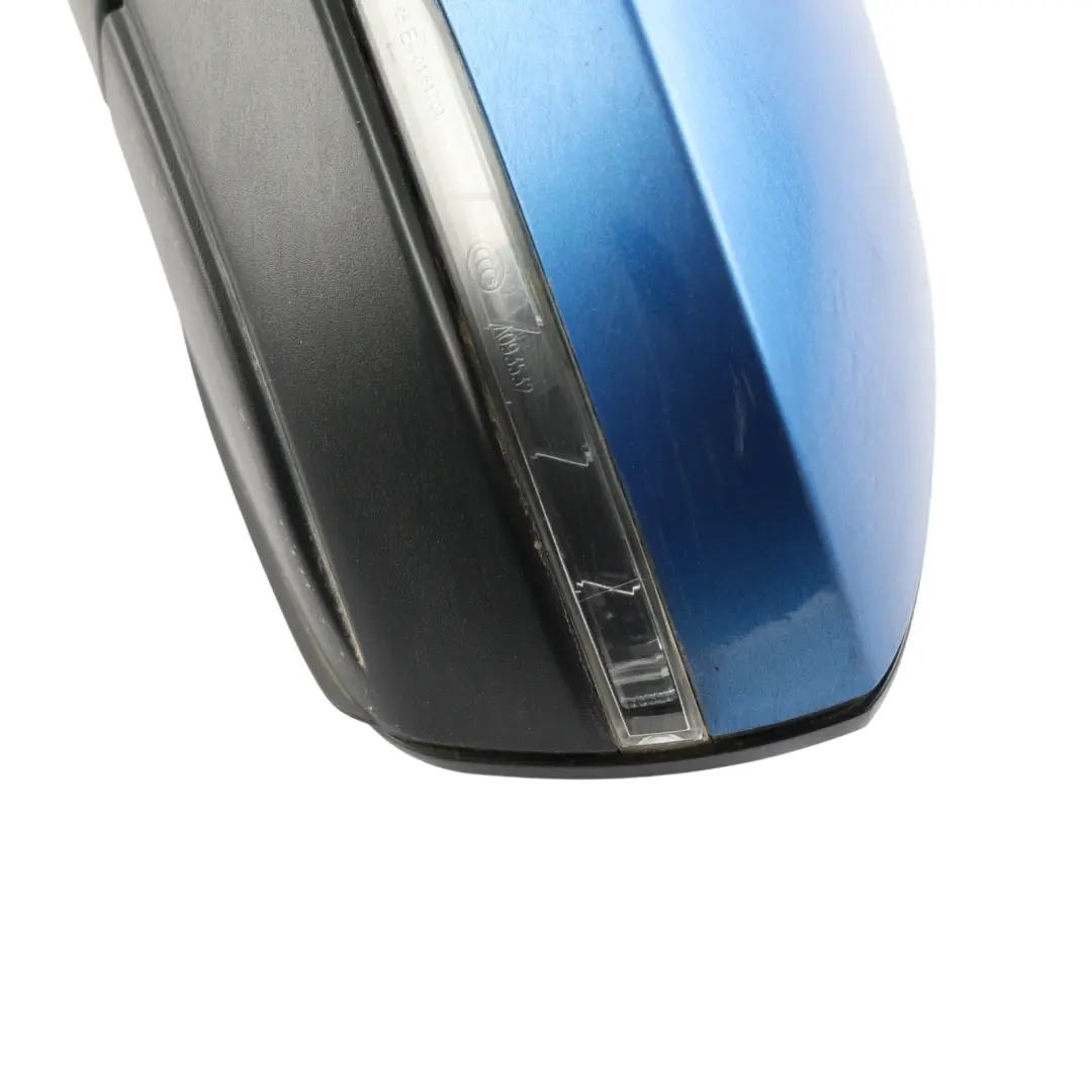 Mk3 5E Door Wing Mirror Left N/S Race Blue Metallic F5W to Skoda Octavia with Part number 5E2857507N Skoda Octavia Mk3 5E Door Wing Mirror Left N/S Race Blue Metallic F5W - SKU RHD-5E2857507N-RAB - Part number 5E2857507N