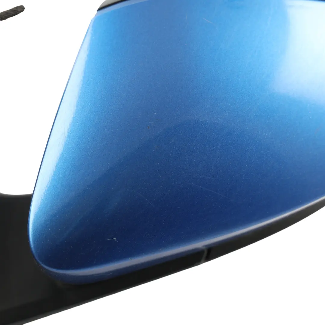 Skoda Octavia Mk3 5E Door Wing Mirror Left N/S Race Blue Metallic F5W - SKU RHD-5E2857507N-RAB - Part number 5E2857507N