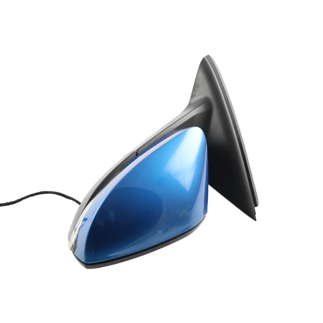 Mk3 Door Wing Mirror Heated Power Fold Left N/S Race Blue - F5W to Skoda Octavia with Part number 5E2857507S Skoda Octavia Mk3 Door Wing Mirror Heated Power Fold Left N/S Race Blue - F5W - SKU RHD-5E2857507S-RAB - Part number 5E2857507S