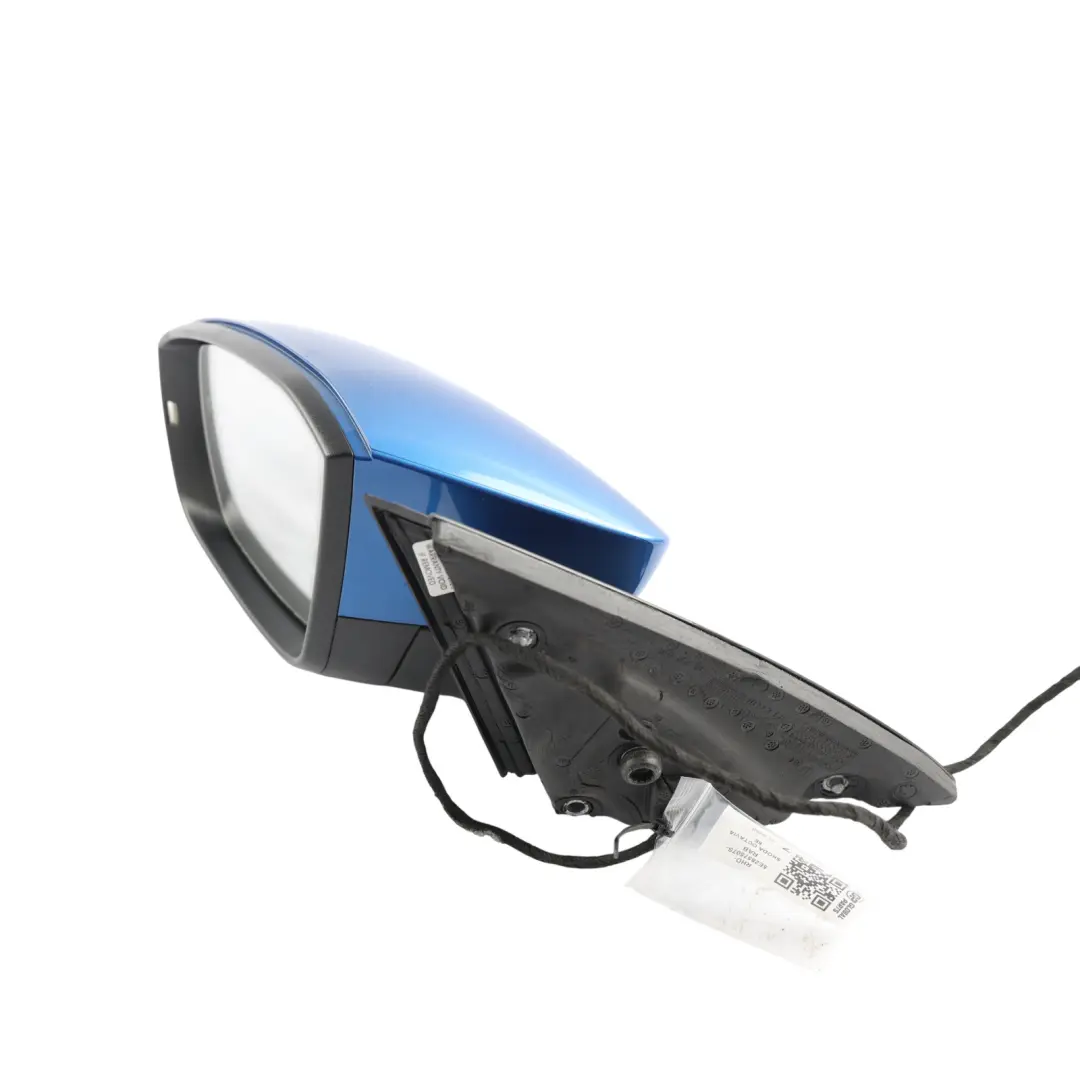 Mk3 Door Wing Mirror Heated Power Fold Left N/S Race Blue - F5W to Skoda Octavia with Part number 5E2857507S Skoda Octavia Mk3 Door Wing Mirror Heated Power Fold Left N/S Race Blue - F5W - SKU RHD-5E2857507S-RAB - Part number 5E2857507S
