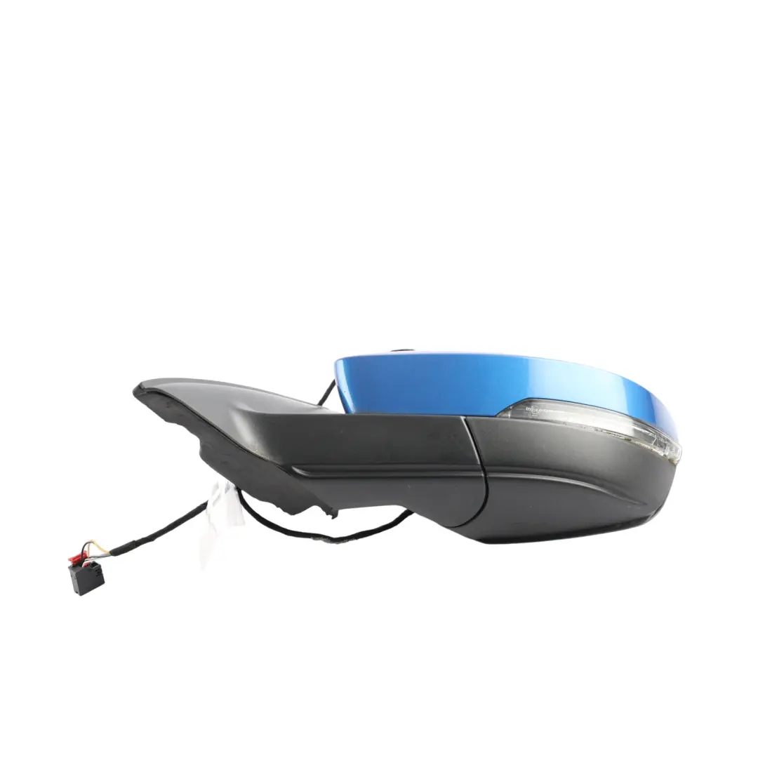 Mk3 Door Wing Mirror Heated Power Fold Left N/S Race Blue - F5W to Skoda Octavia with Part number 5E2857507S Skoda Octavia Mk3 Door Wing Mirror Heated Power Fold Left N/S Race Blue - F5W - SKU RHD-5E2857507S-RAB - Part number 5E2857507S