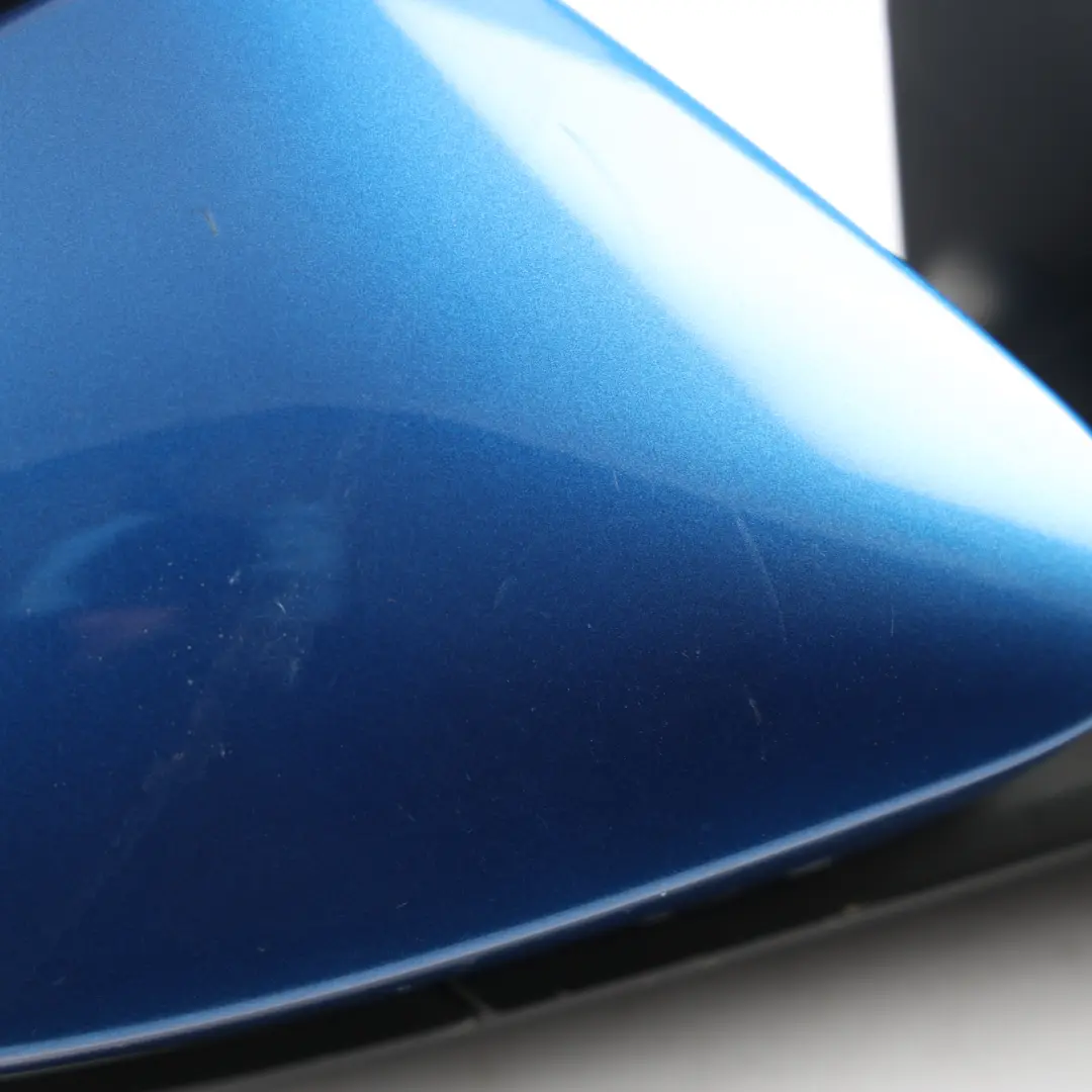 Skoda Octavia Mk3 Door Wing Mirror Right O/S Race Blue Metallic - F5W - SKU RHD-5E2857508N-RAB - Part number 5E2857508N