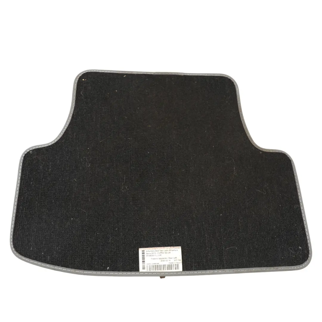 Seat Leon Mk3 5F Cupra Floor Mat Front Rear Footwell Covers Set - SKU RHD-5F0863011L - Part number 5F0863011L