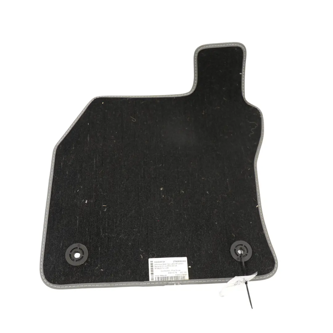 Mk3 5F Cupra Floor Mat Front Rear Footwell Covers Set to Seat Leon with Part number 5F0863011L Seat Leon Mk3 5F Cupra Floor Mat Front Rear Footwell Covers Set - SKU RHD-5F0863011L - Part number 5F0863011L