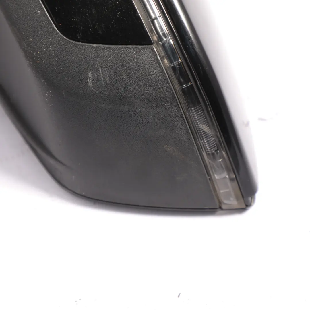 Seat Leon Mk3 5F Wing Mirror Front Left N/S Mythical Black - Y9T - SKU RHD-5F2857507Q-MYB - Part number 5F2857507Q