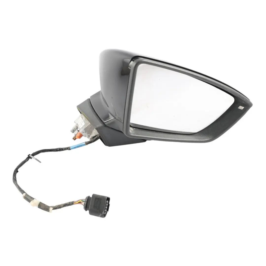 Mk3 Side View Mirror Front Right O/S Satin Black to Seat Leon with Part number 5F2857508P Seat Leon Mk3 Side View Mirror Front Right O/S Satin Black - SKU RHD-5F2857508P-BLK - Part number 5F2857508P