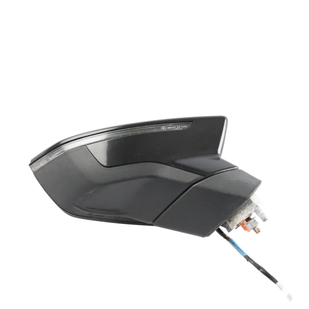 Mk3 Side View Mirror Front Right O/S Satin Black to Seat Leon with Part number 5F2857508P Seat Leon Mk3 Side View Mirror Front Right O/S Satin Black - SKU RHD-5F2857508P-BLK - Part number 5F2857508P