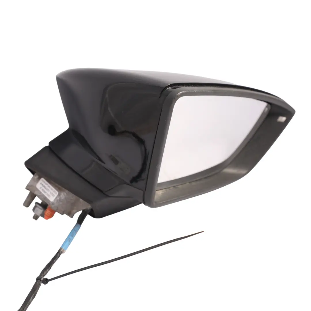 Mk3 5F Wing Mirror Front Right O/S Mythical Black - Y9T to Seat Leon with Part number 5F2857508P Seat Leon Mk3 5F Wing Mirror Front Right O/S Mythical Black - Y9T - SKU RHD-5F2857508P-MYB - Part number 5F2857508P