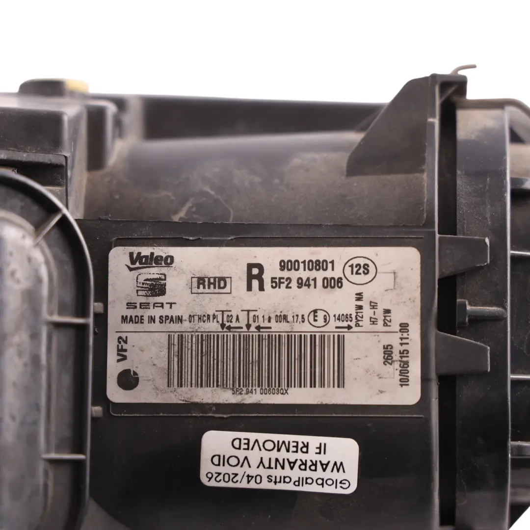 Seat Leon Mk3 Front Head Light Lamp Headlight Headlamp Right O/S - SKU RHD-5F2941006-1 - Part number 5F2941006