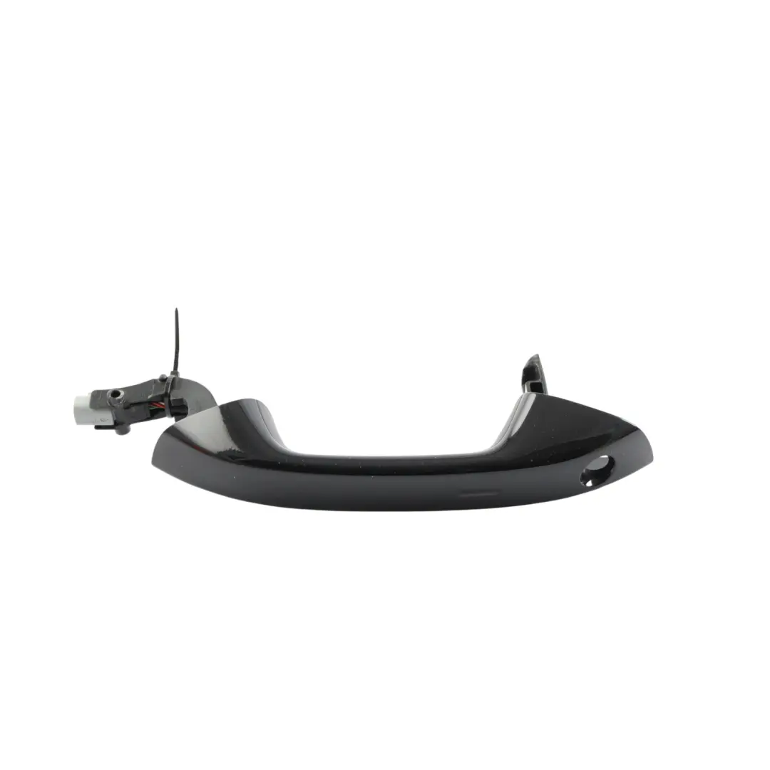 VW Golf Mk8 Front Door Handle Keyless Outer Right O/S Deep Black Pearl - C9X - SKU RHD-5H2837206E-DBL - Part number 5H2837206E