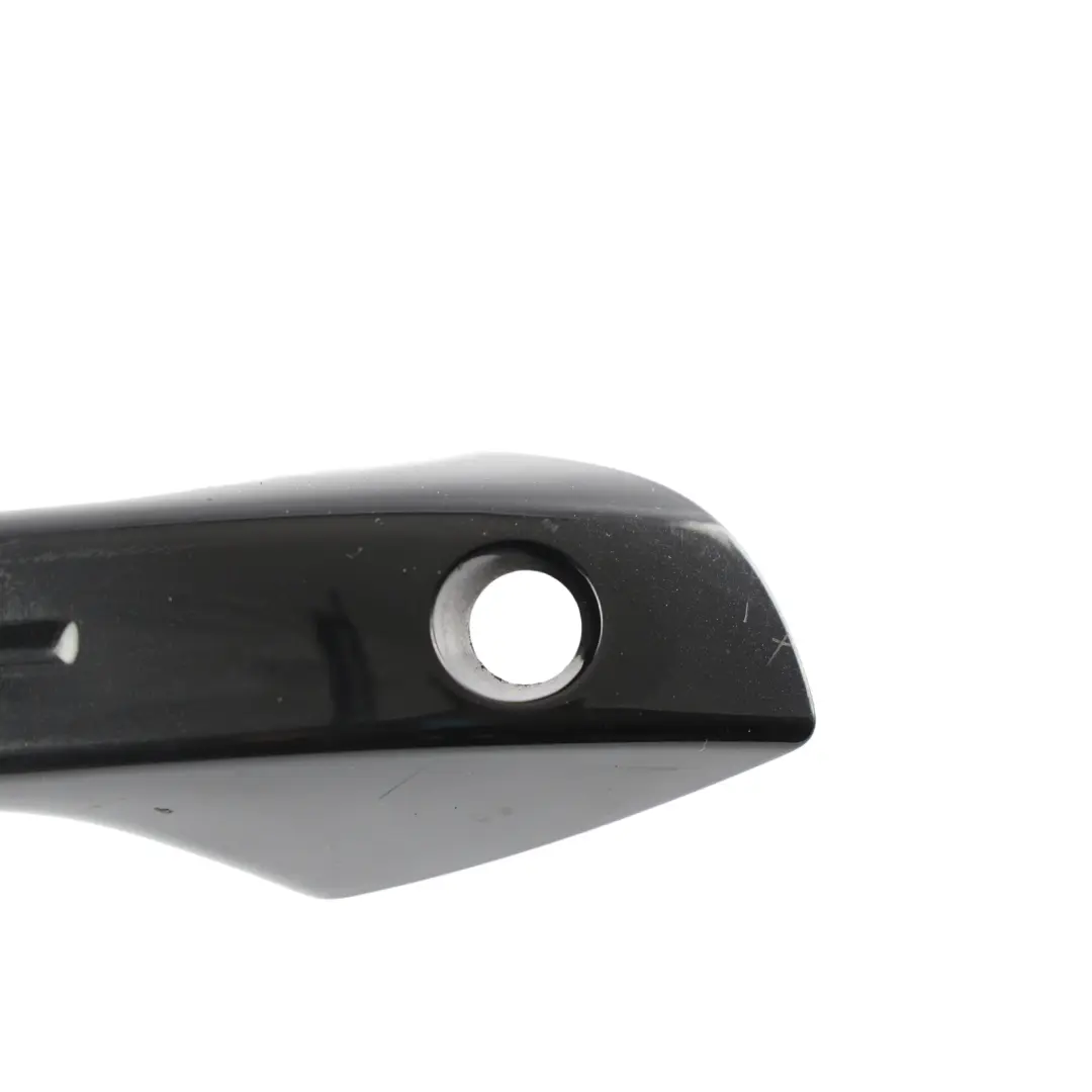 VW Golf Mk8 Front Door Handle Keyless Outer Right O/S Deep Black Pearl - C9X - SKU RHD-5H2837206E-DBL - Part number 5H2837206E