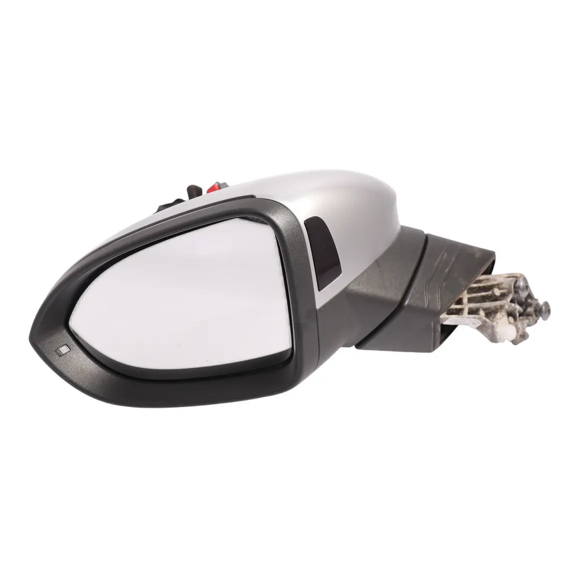 Volkswagen Golf Mk8 R CD1 Side View Wing Mirror Left N/S Matt Chrome 5H2857507AC