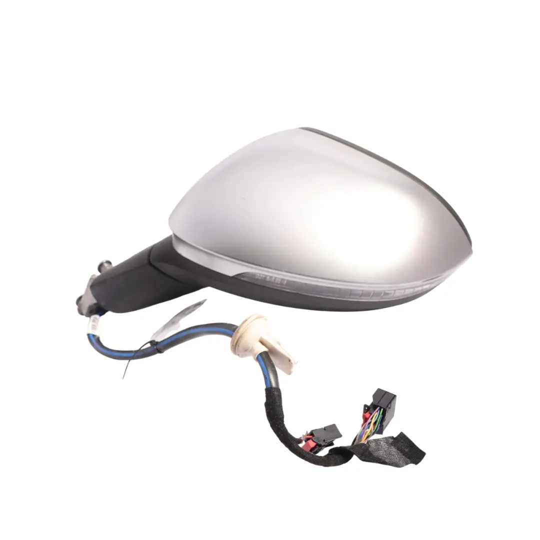Volkswagen Golf Mk8 R CD1 Side View Wing Mirror Left N/S Matt Chrome 5H2857507AC - SKU RHD-5H2857507AC-MCH - Part number 5H2857507AC-MCH